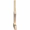Ekena Millwork Richland Rough Sawn Timber Gable Bracket, Douglas Fir, 108"W x 31 1/2"H x 2"D x 4"F, 7/12 Pitch GBW108X31X0204RIC00RDF - alternate 3